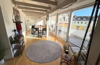 Wohnung kaufen in 90409 Nürnberg, Direkt am Stadtpark - Burgblick inklusive:traumhafte Dachgeschosswohnung mit Dachterrasse!