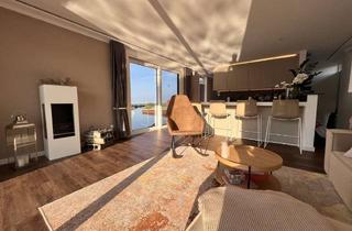 Wohnung kaufen in 18569 Neuenkirchen, LUXUS Hausboot - 3 Etagen - 100m² Wohnen + 120 m² SONNENTERRASSE - Kamin, Kino, komplett individuell