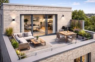 Penthouse mieten in Am Bahnhof 17-21, 48356 Nordwalde, Penthouse nahe Münster mit großer Dachterrasse - Neubau - Aufzug - Tiefgarage - WBS B erforderlich