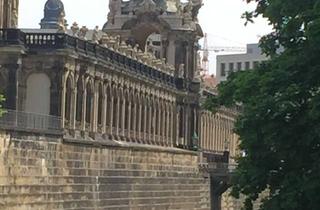 Immobilie mieten in 01067 Wilsdruffer Vorstadt/Seevorstadt-West, Südbalkon nahe Zwinger, Aufzug, Tiefgarage, Ruhiglage, möblierte Citywohnung