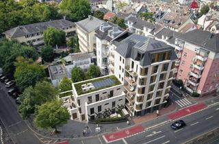 Wohnung kaufen in Dreieichstraße 34, 60594 Sachsenhausen, Frankfurt von zwei Seiten erleben:Neubau 3 Zimmer Wohnung mit Skyline und Henninger Turm Blick