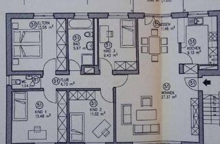 Wohnung mieten in Tylerstraße, 86156 Kriegshaber, Attraktive 5-Zimmer Wohnung im EG mit Garten in Augsburg-Kriegshaber