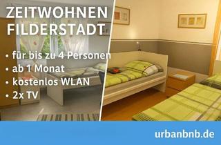 Immobilie mieten in Jakobstrasse, 70794 Filderstadt, 2-Zimmerwohnung mit Internet, 2xTV, Dusche/Wc, Küche, Waschmaschine+Trockner, Gartennutzun
