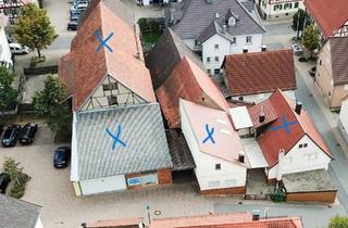 Haus kaufen in 74928 Hüffenhardt, Hüffenhardt - Älteres Haus mit Nebengebäude und praktischer Halle im Ortskern