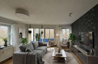 Wohnung kaufen in 04229 Leipzig, Leipzig - Charmante 3-Zimmerwohnung mit Wasserblick, Balkon sowie Tiefgaragen-Stellplatz in Schleußig!