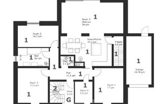 Wohnung kaufen in 28844 Weyhe, Weyhe - Große EG Wohnung mit Garten, Terrasse und Garage - Erstbezug