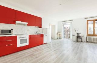 Wohnung kaufen in Kollwitzstraße 56, 10405 Prenzlauer Berg, Kollwitzstraße / Knaackstraße: 3-Zimmer Altbauwohnung mit West-Balkon und fantastischem Ausblick
