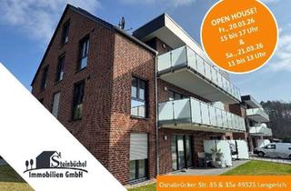 Wohnung kaufen in 49525 Lengerich, Stilvolle & moderne 3-Zimmer-Neubauwohnung mit Loggia in besonders gefragter Wohnlage!