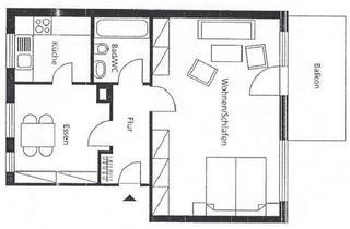 Wohnung mieten in Münzingstraße 32, 74076 Heilbronn, Charmante 1,5-Zimmer Wohnung mit Balkon in Heilbronner Kernstadt