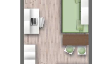 Wohnung mieten in Petuelring, 80807 Milbertshofen-Am Hart, Möbliertes 1-Zimmer-Apartment mit Balkon am Petuelring