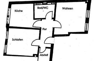 Wohnung mieten in Zillerstraße, 04317 Reudnitz-Thonberg, Gut geschnittene 2-Zimmer-Altbauwohnung im 3. OG
