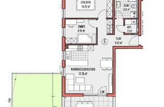 Wohnung mieten in 71522 Backnang, Erstbezug in BK-Waldrems: 3-Zimmer-Wohnung mit Balkon, Einzelgarage