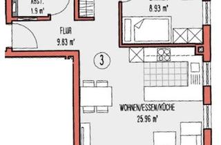Wohnung mieten in 71522 Backnang, Erstbezug in BK-Waldrems: 3-Zimmer-Wohnung mit Balkon, Einzelgarage
