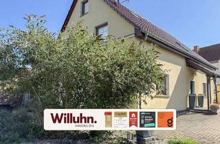 Haus kaufen in 04509 Krostitz, Großzügiges Familienwohnen – 7 Zimmer auf traumhaftem Grundstück | Pool | Garten | Einbauküche
