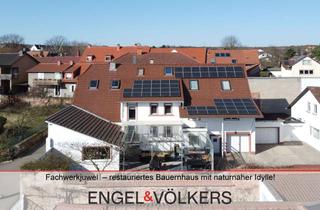 Bauernhaus kaufen in 67304 Eisenberg, Historisches Fachwerkjuwel von 1818 – restauriertes Bauernhaus mit Refugium-Charakter und naturnaher