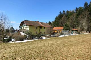 Haus kaufen in 94572 Schöfweg, Landhaus mit Werkstatt und Halle in sonniger Waldrandlage eines Weilers Nähe Lalling