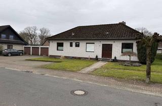 Haus kaufen in 21781 Cadenberge, Komfortables Wohnen auf ebener Erde! Modernisierter Bungalow mit 4 Garagen in bevorzugter Lage von C