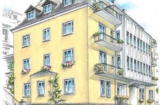 Wohnung mieten in Hradschin, 08523 Plauen, Hradschin 7, Wohnung 8 ~~~ Einbauküche, Fußbodenheizung, Klimaanlage, Außenrollläden zur Südseite, Aufzug, Maisonette, Balkon, Loggia, Tageslichtbad mit Wanne und Dusche, Duschbad, Keller