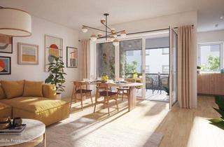 Wohnung kaufen in 40215 Düsseldorf, Moderne und urbane 2-Zimmerwohnung mit Sonnenloggia