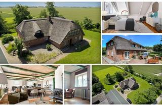 Haus mieten in 25924 Emmelsbüll-Horsbüll, Exklusiver Reetdachtraum | 275qm2 – 7 Zimmer | SYLT vor der Tür | Sauna, EBK., Whirpool uvm.