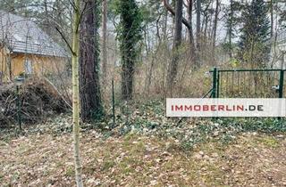 Grundstück zu kaufen in 16552 Mühlenbecker Land, IMMOBERLIN.DE - Naturschönes Baugrundstück in idyllischer Lage im Berliner Speckgürtel