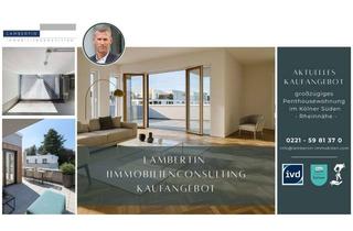 Penthouse kaufen in 50999 Rodenkirchen, großzügige Penthousewohnung in Rheinnähe