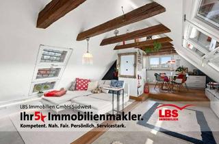 Wohnung kaufen in 78467 Konstanz, Einzelstück: Ein Zuhause mit Persönlichkeit – besondere Maisonette im Dachgeschoss.