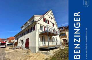 Wohnung mieten in 72582 Grabenstetten, Erstbezug nach Sanierung – Stilvolle 2,5-Zimmer-Wohnung mit freiliegendem Fachwerk und großem Balkon