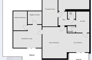 Penthouse mieten in Schönbornstraße 43, 97688 Bad Kissingen, Exklusive Penthousewohnung mit großzügiger Dachterrasse (ca. 46 m²)