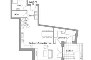 Wohnung mieten in 75365 Calw, Dachgeschoss Maisonette Neubauwohnung
