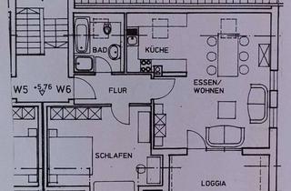 Wohnung mieten in Bahnhofstr., 86465 Welden, Schöne zwei Zimmer Dachgeschoss-Wohnung in Welden, Landkreis Augsburg