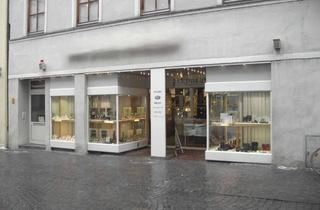 Geschäftslokal mieten in Theaterstraße 65, 84028 Altstadt, 1A-Lage Landshut: Repräsentative 120 m² Ladenfläche mit ca. 8,5m Glasfront
