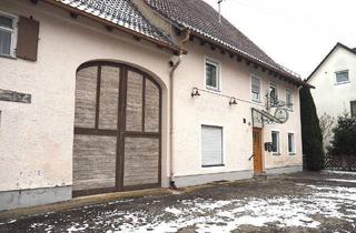 Bauernhaus kaufen in 87751 Heimertingen, Heimertingen - Ein Bauprojekt für Liebhaber: Einseitig angebautes Bauernhaus mit dem alten Dorf Stüble