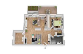 Wohnung kaufen in 72116 Mössingen, Mössingen - 2,5 Zi.-Gartengeschoß-Wohnung im UG - in Mössingen; mit Terrasse; Neubau Bezug 30.06.26