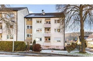 Wohnung kaufen in 72813 St. Johann, St. Johann - Würtingen - Vermietete 4-Zimmer-Erdgeschosswohnung mit zwei Balkonen und Stellplatz