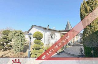 Einfamilienhaus kaufen in 54331 Pellingen, Pellingen - Mediterraner Bungalow mit Panorama-Terrasse, Gartenidylle & Garage