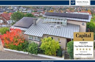 Villa kaufen in 74889 Sinsheim, Sinsheim / Steinsfurt - Ein Zuhause der Extraklasse - Architektenhaus mit PV, Wärmepumpe, Pool, Sauna und traumhaftem Fernblick