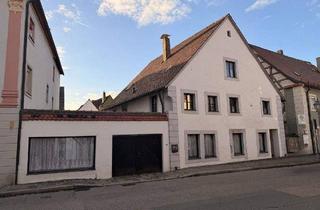 Haus kaufen in 91792 Ellingen, Ellingen Bay - RESERVIERT - WOHN- UND GESCHÄFTSHAUS mit Werkstatt und Garage
