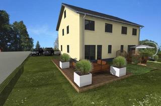 Doppelhaushälfte kaufen in 01896 Pulsnitz, Pulsnitz - Doppelhaushälfte mit Bauplatz