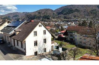 Einfamilienhaus kaufen in 79664 Wehr, Wehr - Einfamilienhaus mit Einliegerwohnung - Zentrale Lage - Doppelgarage mit Werkstatt