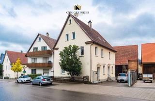 Haus kaufen in 71701 Schwieberdingen, Schwieberdingen - Historisches Wohnjuwel von 1906 mit modernem Ausbau, Scheune und Hof - viel Platz für Ideen