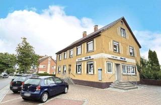Haus kaufen in 72510 Stetten, Stetten - Interessantes Zweifamilienhaus mit Büroräumen und 5 Stellplätzen im Herzen von Stetten