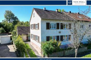 Doppelhaushälfte kaufen in 75056 Sulzfeld, Sulzfeld - Sanierungsbedürftiges Zweifamilienhaus mit großem Grundstück in Sulzfeld