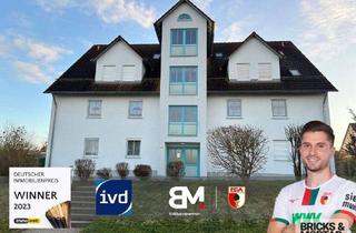 Wohnung kaufen in 86450 Altenmünster, Altenmünster - Geräumige 3-Zimmer-Wohnung mit Balkon und TG-Stellplatz in ruhiger Lage von Altenmünster