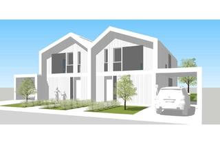 Doppelhaushälfte kaufen in 14929 Treuenbrietzen, Treuenbrietzen - Ländliches Familienidyl: Doppelhaushälfte als Rohbau erwerben und selber gestalten