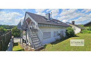 Haus kaufen in 97947 Grünsfeld, Grünsfeld - Wohnhaus mit traumhafter Aussicht - ideal für Familie, Generationenwohnen & Homeoffice!