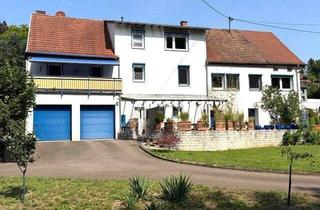 Haus kaufen in 66871 Theisbergstegen, Theisbergstegen - Willkommen in Ihrem neuen Zuhause - Großzügiges 1- bis 2-Familienhaus mit Gartenidylle und Bachlauf