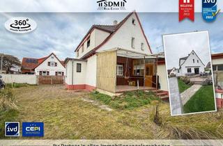 Einfamilienhaus kaufen in 76351 Linkenheim-Hochstetten, Linkenheim-Hochstetten - ENTFALTUNGSPOTENTIAL: Sanierungsbedürftiges Einfamilienhaus in Linkenheim