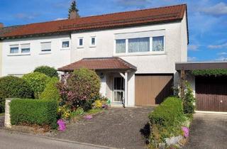 Doppelhaushälfte kaufen in 74564 Crailsheim, Crailsheim - Doppelhaus mit Anbau und großem Garten zentral in Crailsheim zu verkaufen geeignet für 2 Familien