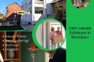 Wohnung kaufen in Bonnstraße 4, 74731 Walldürn, Walldürn - RESERVIERT! Moderne 2-Zimmer-Eigentumswohnung mit Loggia und Aufzug, bezugsfertig